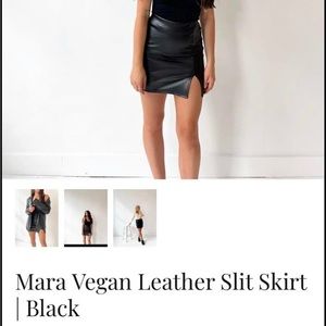 RD style Brand new Vegan leather mini skirt - sz large
